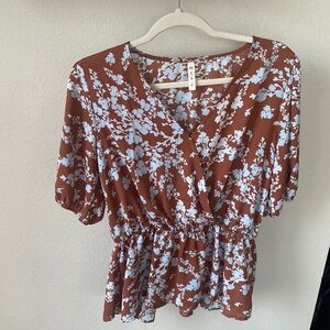 MTS Floral Blouse